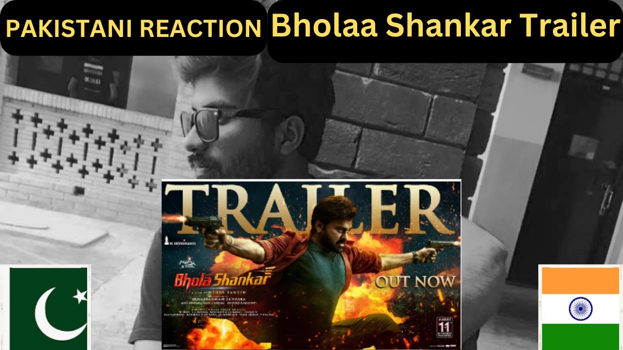 PAKISTANI REACTION //Bholaa Shankar Trailer | MegaStar Chiranjeevi,Keerthy Suresh Tamannaah