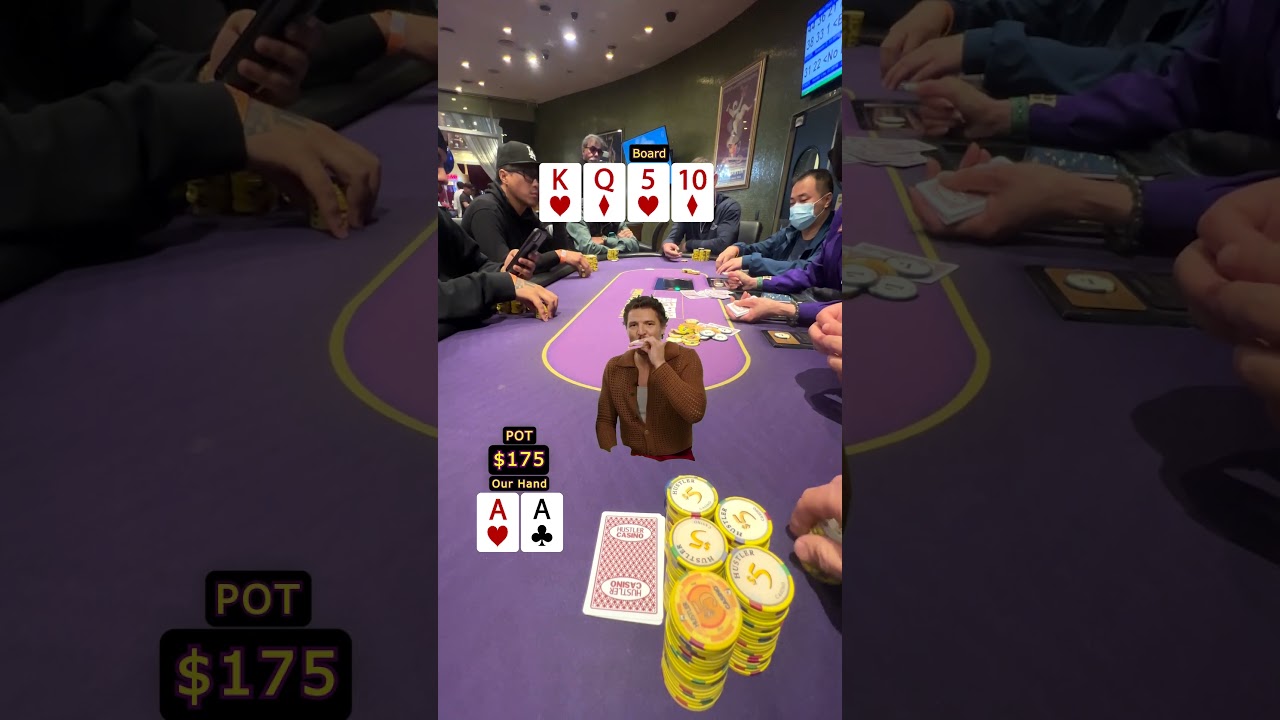 Pocket Aces!! #poker #casino #gamble