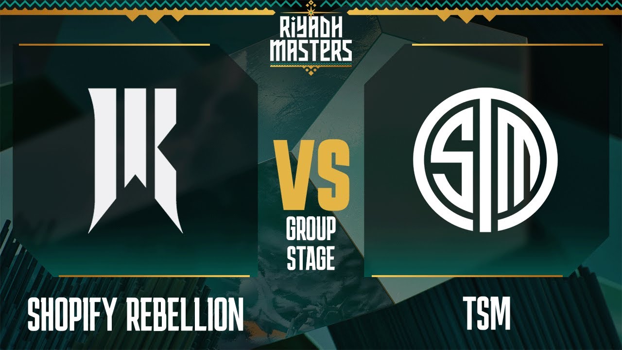 Shopify Rebellion vs. TSM // Riyadh Masters 2023 – Day 3 – Group Stage