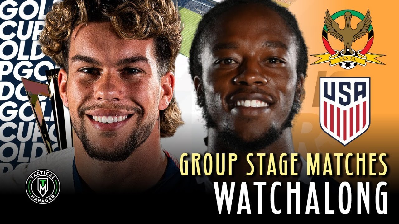 USA vs Saint Kitts and Nevis live watchalong | 2023 Gold Cup