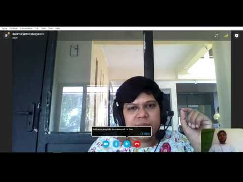 Real Skype interview - Online video call interview