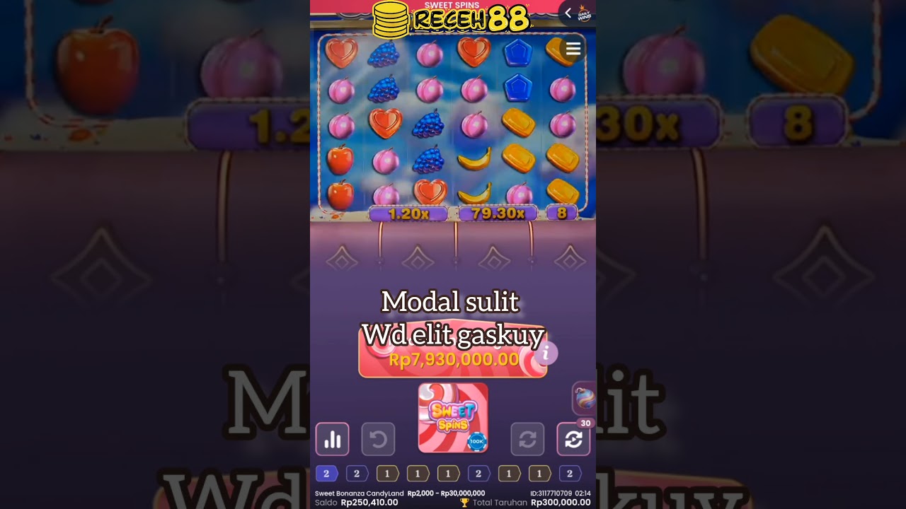 SWEET BONANZA CANDYLAND HARI INI || LIVE CASINO || CASINO INDONESIA || CANDYLAND INDONESIA