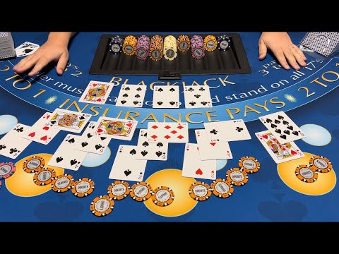 Blackjack | $250,000 Buy In | SUPER HIGH ROLLER SESSION! The Most Incredible Blackjack Hand Ever!