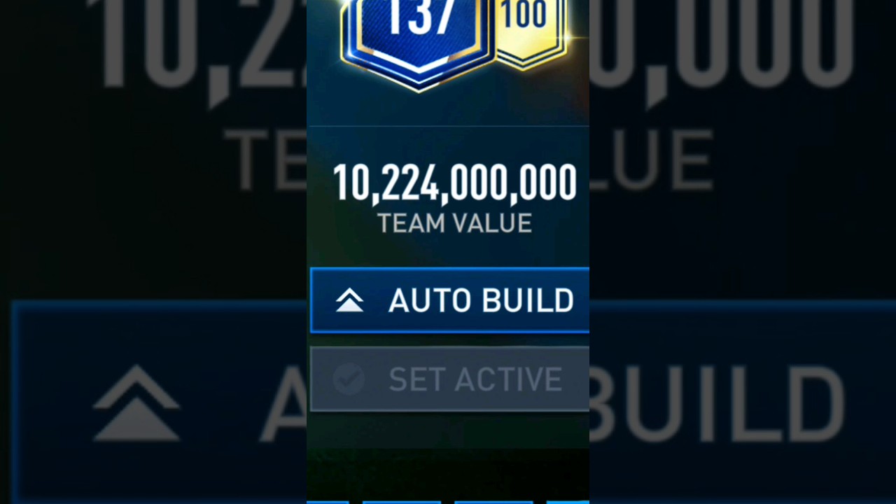 ? First Ever 10B Coins Squad In FIFA Mobile History #fifamobile