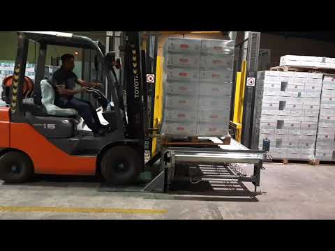 Forklift operator in Saudi Arabia