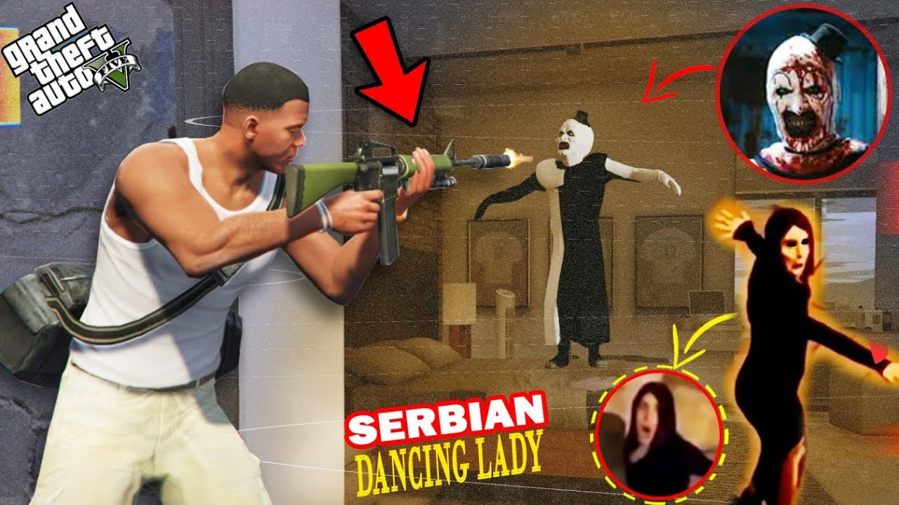 GTA 5 : Franklin Create A Scene To Kill SERBIAN DANCING LADY in GTA 5 ! (GTA 5 mods)