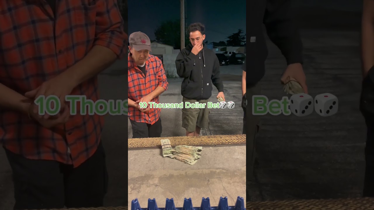 Highest Number Wins Dice Game #casino #gambling #risk #street
