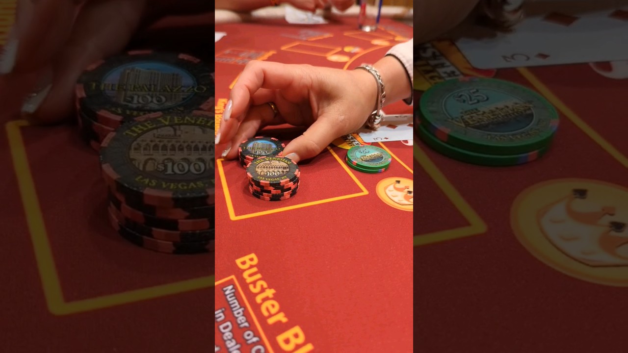 Huge Double Down at Venetian Las Vegas With The Fellas! #blackjack