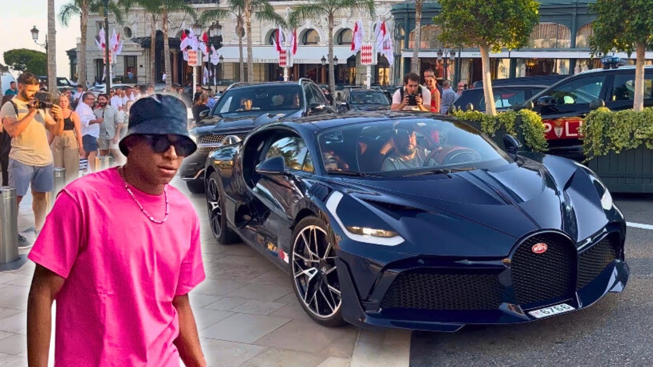 Kylian Mbappe Spotted in Casino | Monaco Billionaires Summer 2023 | Bugatti Madness ?