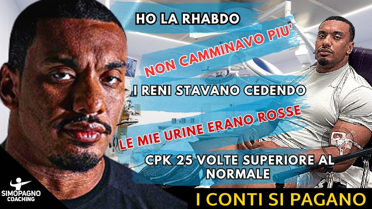 LARRY WHEELS in ospedale per RABDOMIOLISI - La SUA "VERITÀ"
