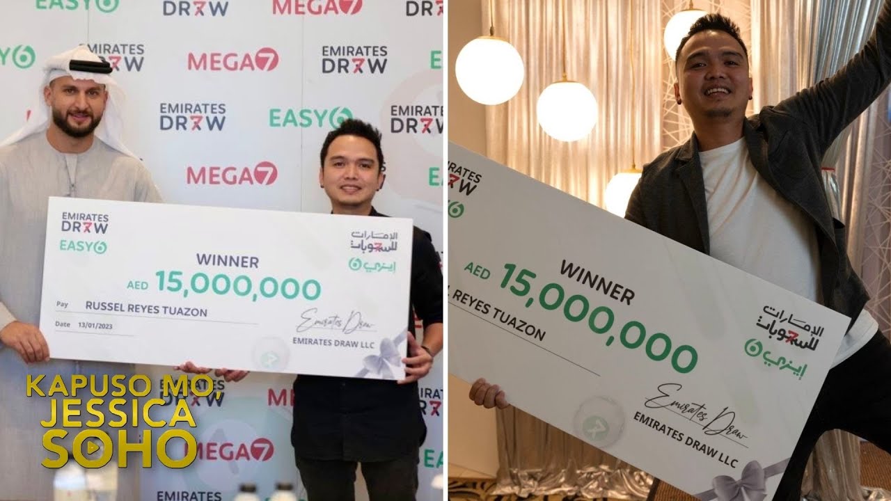 OFW sa Dubai, naka-jackpot ng mahigit 200 million pesos sa lotto! | Kapuso Mo, Jessica Soho