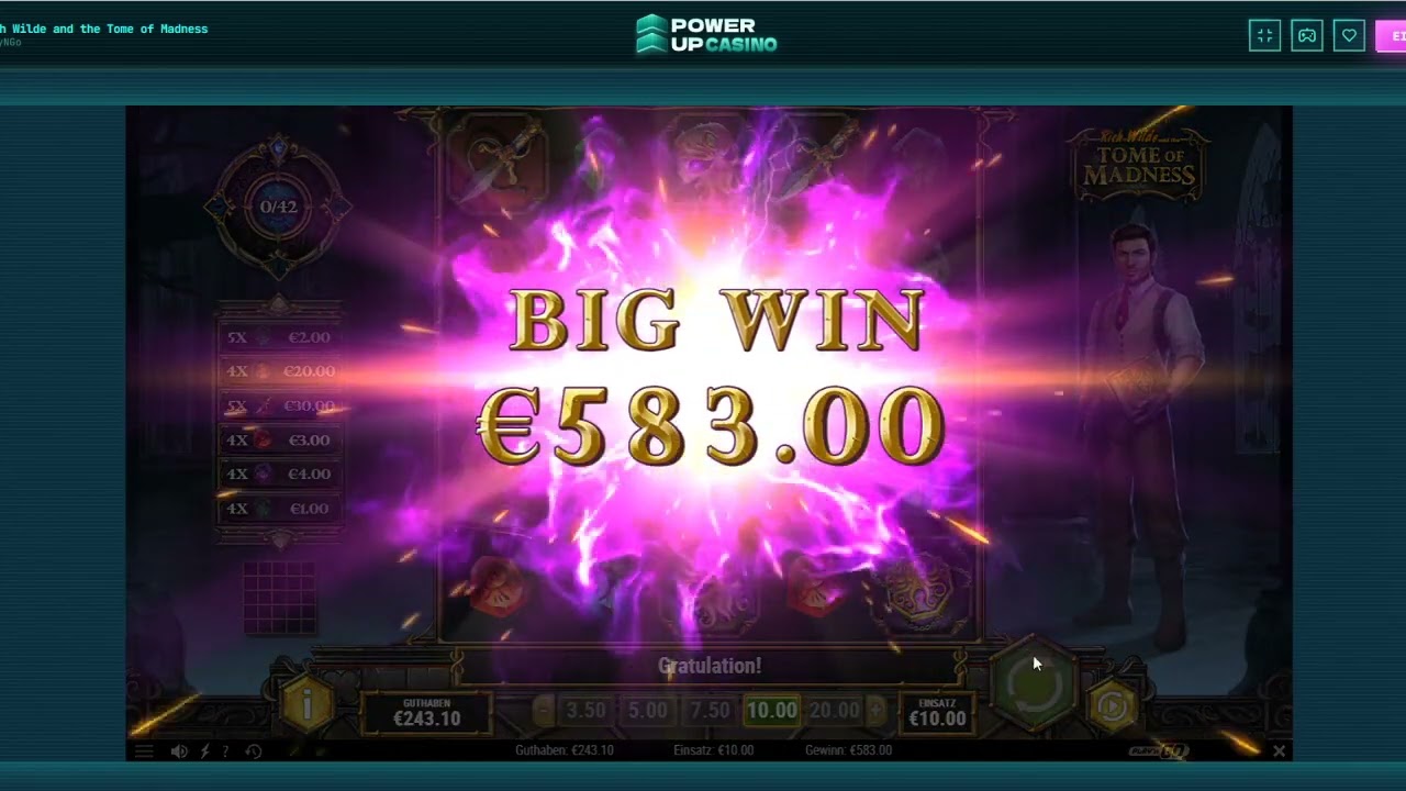 Tome of Madness Online Casino Deutsch | Slots | Highroll | Play n Go | Spinzstar
