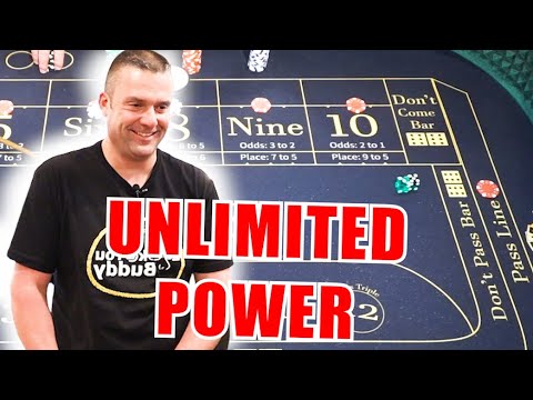 ?UNLIMITED POWER? 30 Roll Craps Challenge - WIN BIG or BUST #332