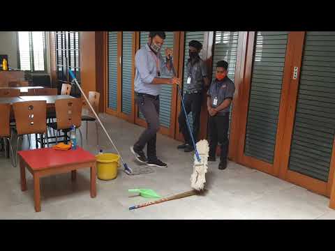 housekeeping training video/cleaning process