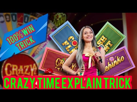 my best crazy time trick || 100 जमा करो 500 प्रॉफिट करो ? evoultion gameing || live game casino