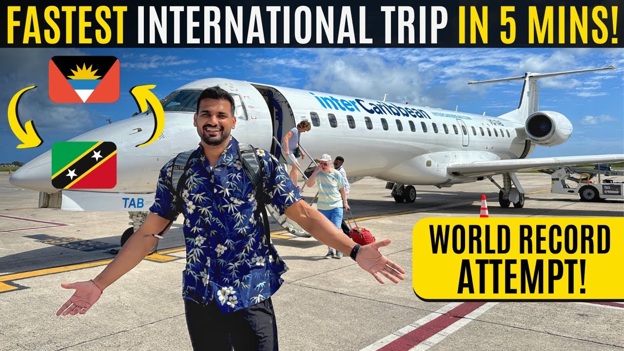 Record Attempt for FASTEST International Trip by Plane! ??-??-??