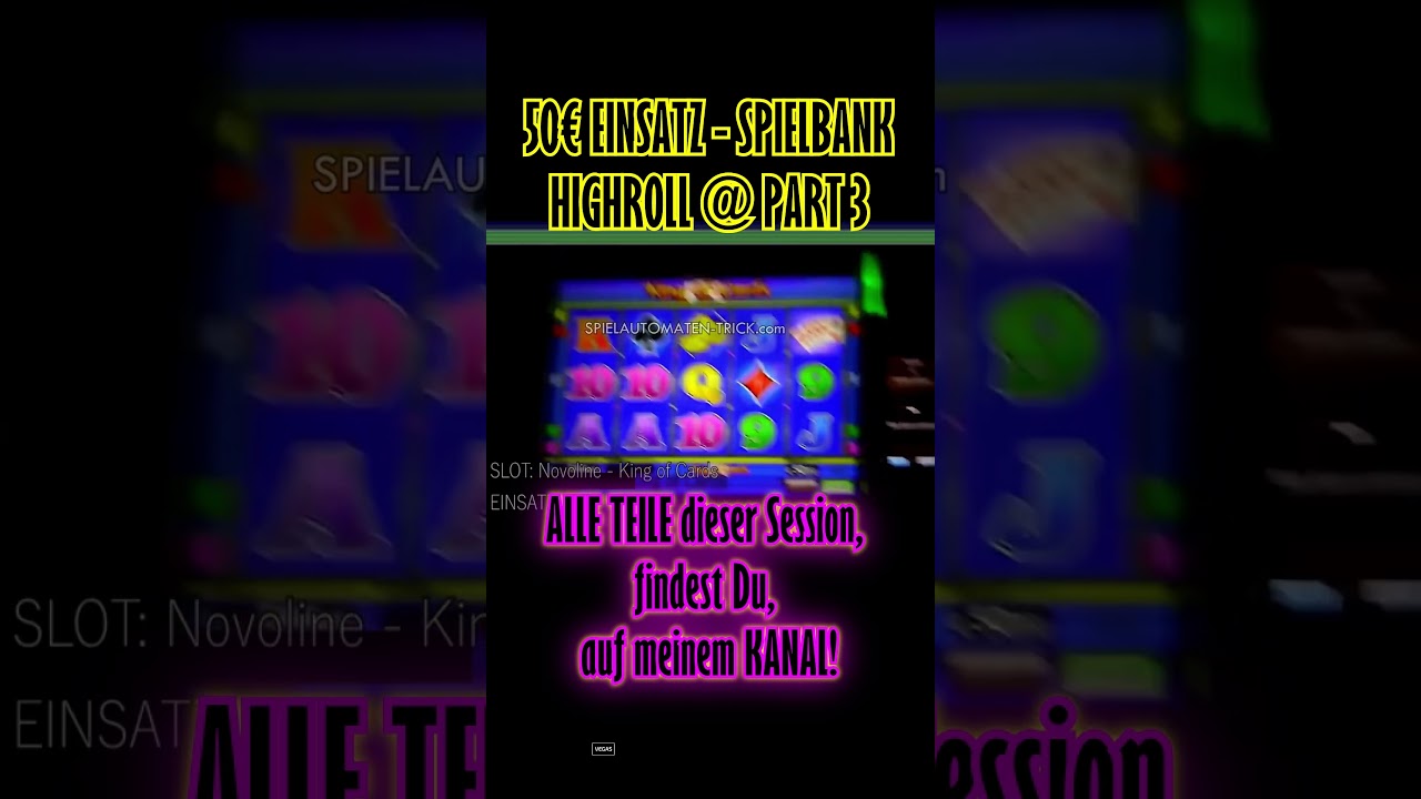 ? SPIELBANK BERLIN - HIGHROLL auf 50€ EINSATZ  [Part 3️⃣] NOVOLINE #slots #casino