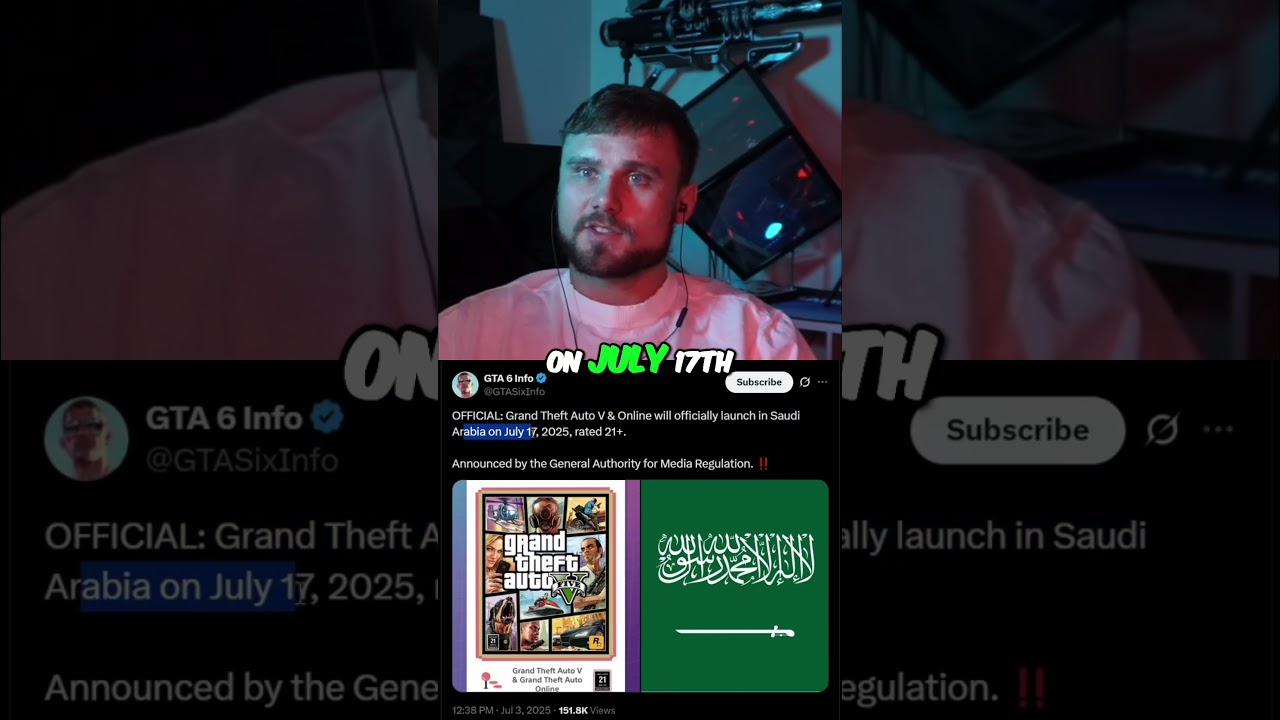 GTA V and Online Launch in Saudi Arabia!